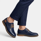 Men's Premium Leather Lace-Up Shoes Classic Formal Style SnugBubs Australia