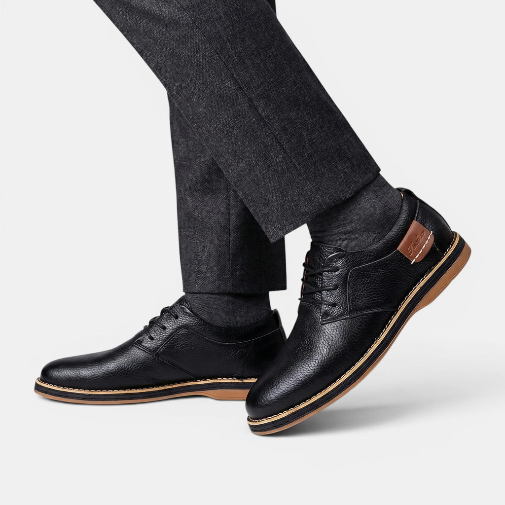 Men's Premium Leather Lace-Up Shoes Classic Formal Style SnugBubs Australia