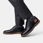 Men's Premium Leather Lace-Up Shoes Classic Formal Style SnugBubs Australia