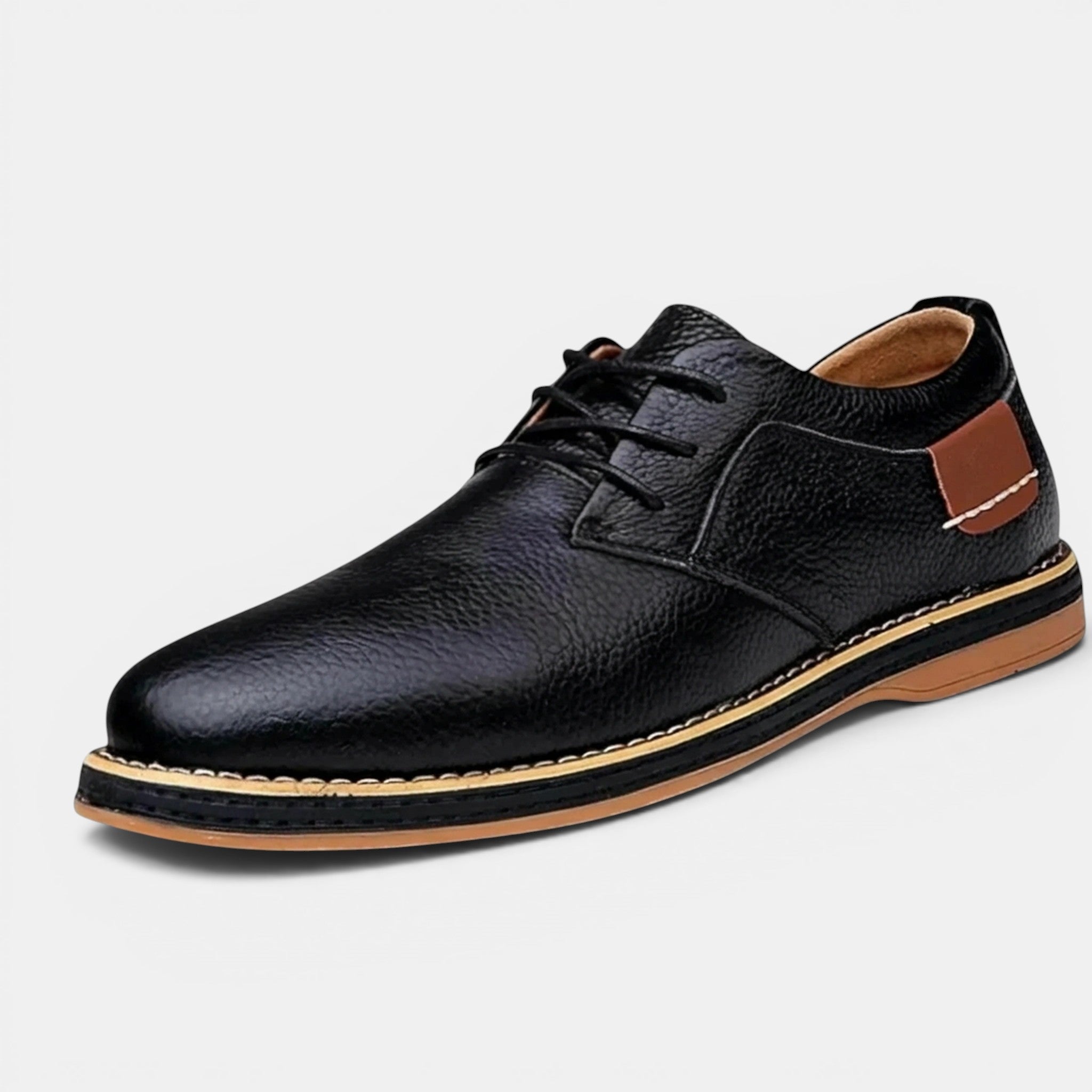 Men's Premium Leather Lace-Up Shoes Classic Formal Style SnugBubs Australia