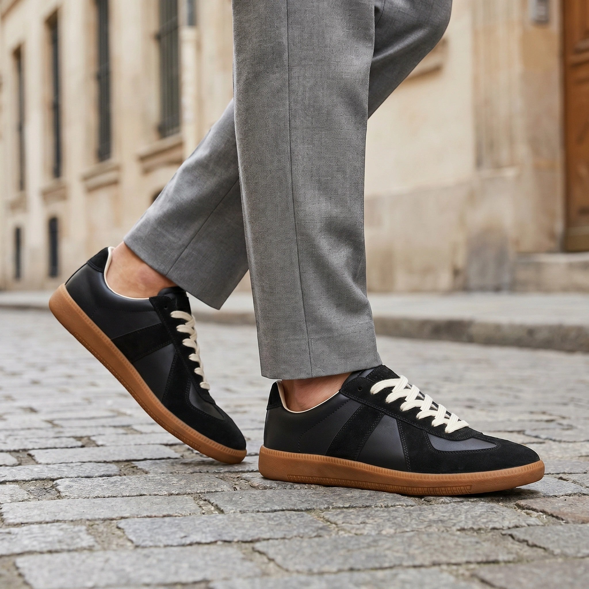 Men's Retro Lace-Up Sneakers for Smart Casual Style SnugBubs Australia