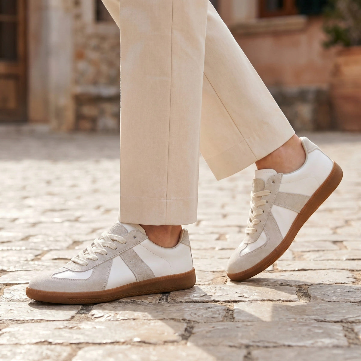 Men's Retro Lace-Up Sneakers for Smart Casual Style SnugBubs Australia