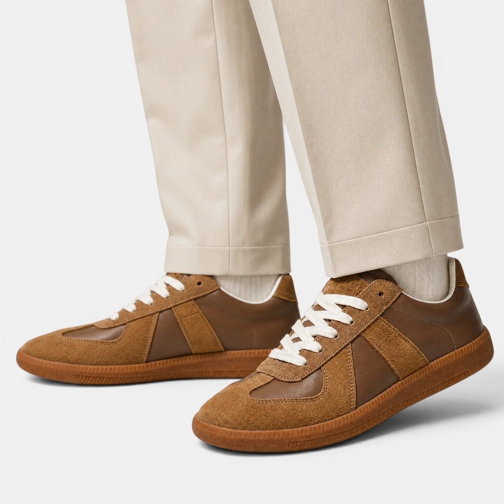 Men's Retro Lace-Up Sneakers for Smart Casual Style SnugBubs Australia