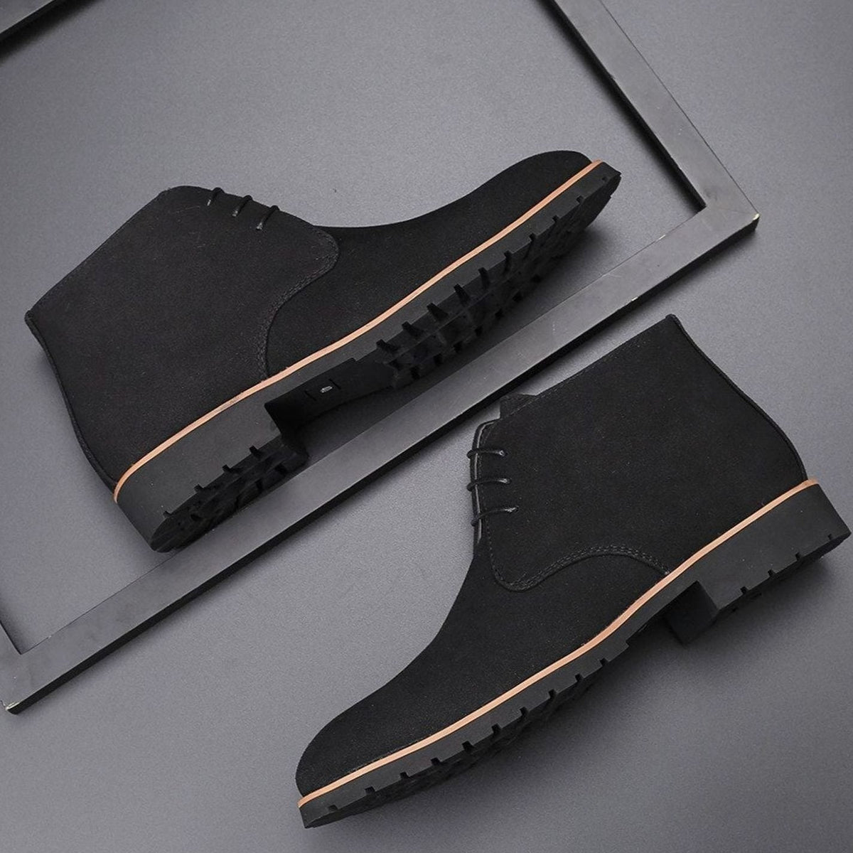 Lace-Up Ankle Boots for Men