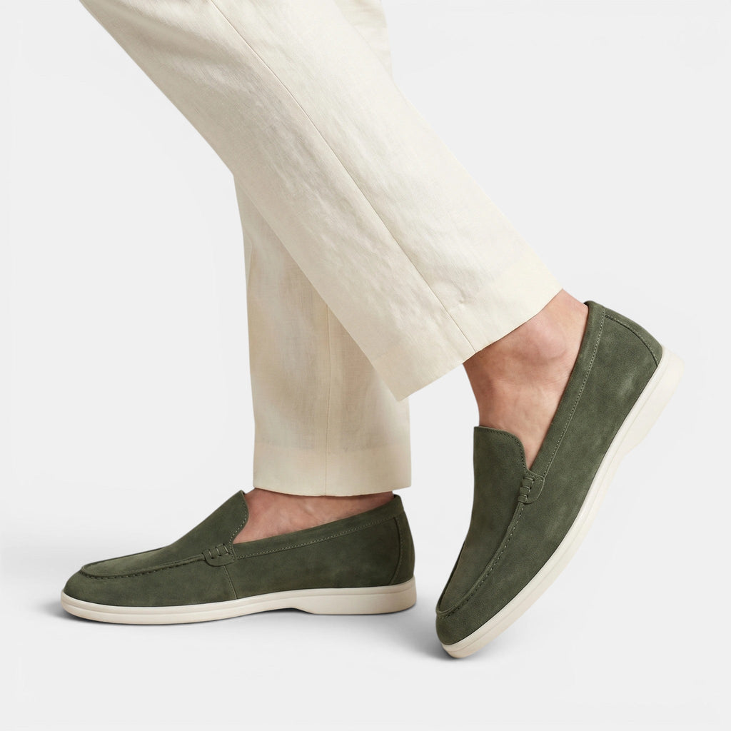 Men's Suede Loafers Slip-On Smart Casual Shoes SnugBubs Australia