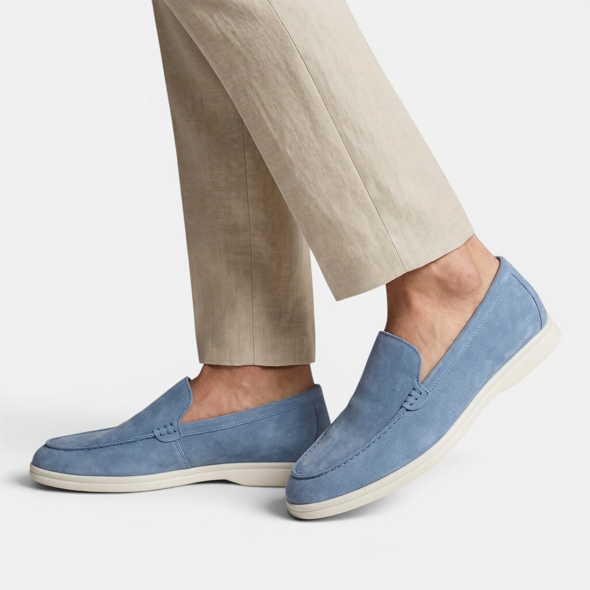 Men's Suede Loafers Slip-On Smart Casual Shoes SnugBubs Australia
