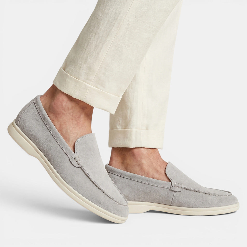 Men's Suede Loafers Slip-On Smart Casual Shoes SnugBubs Australia