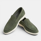Men's Suede Loafers Slip-On Smart Casual Shoes SnugBubs Australia
