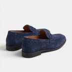 Men's Suede Penny Loafers Classic Slip-On Dress Shoes SnugBubs Australia