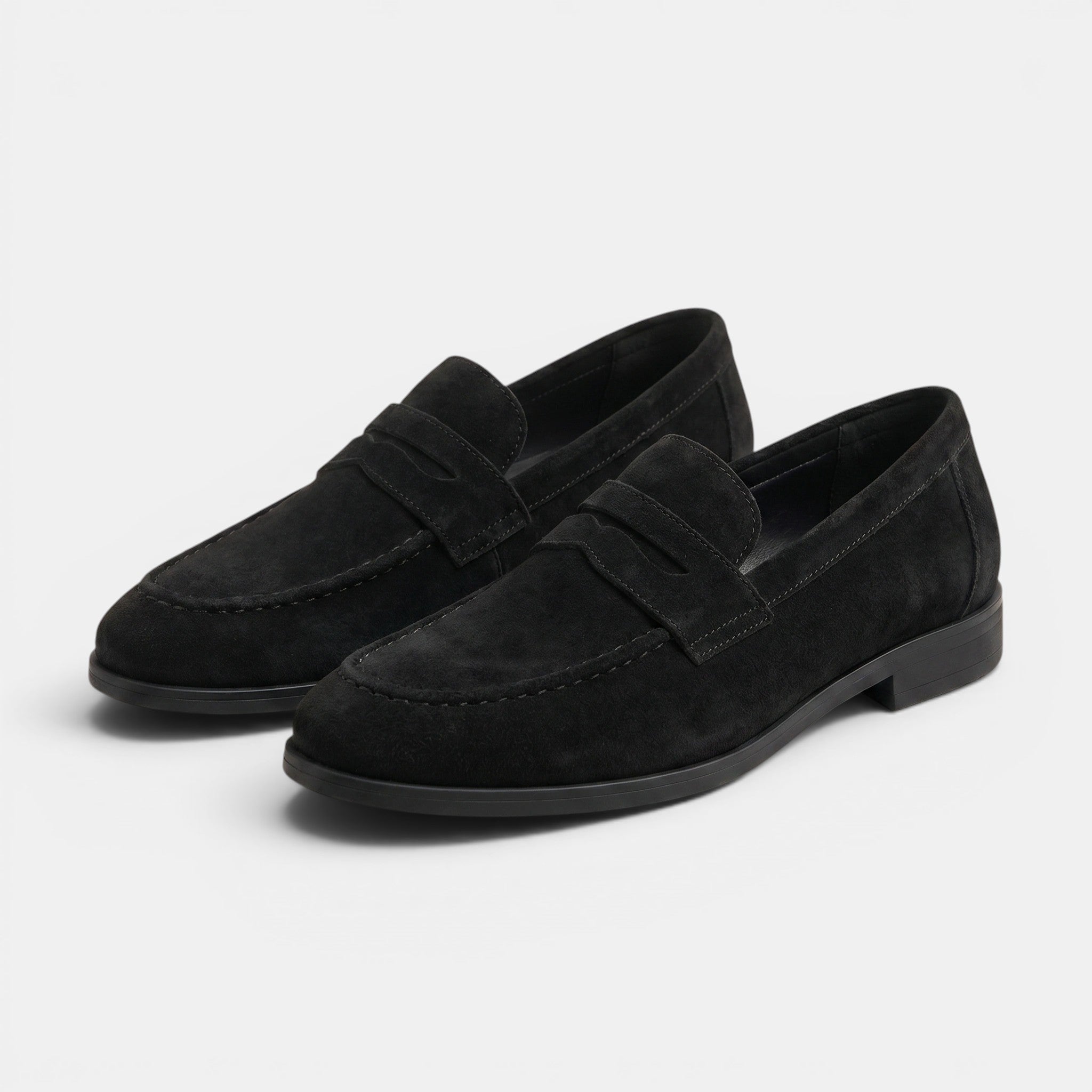 Men's Suede Penny Loafers Classic Slip-On Dress Shoes SnugBubs Australia
