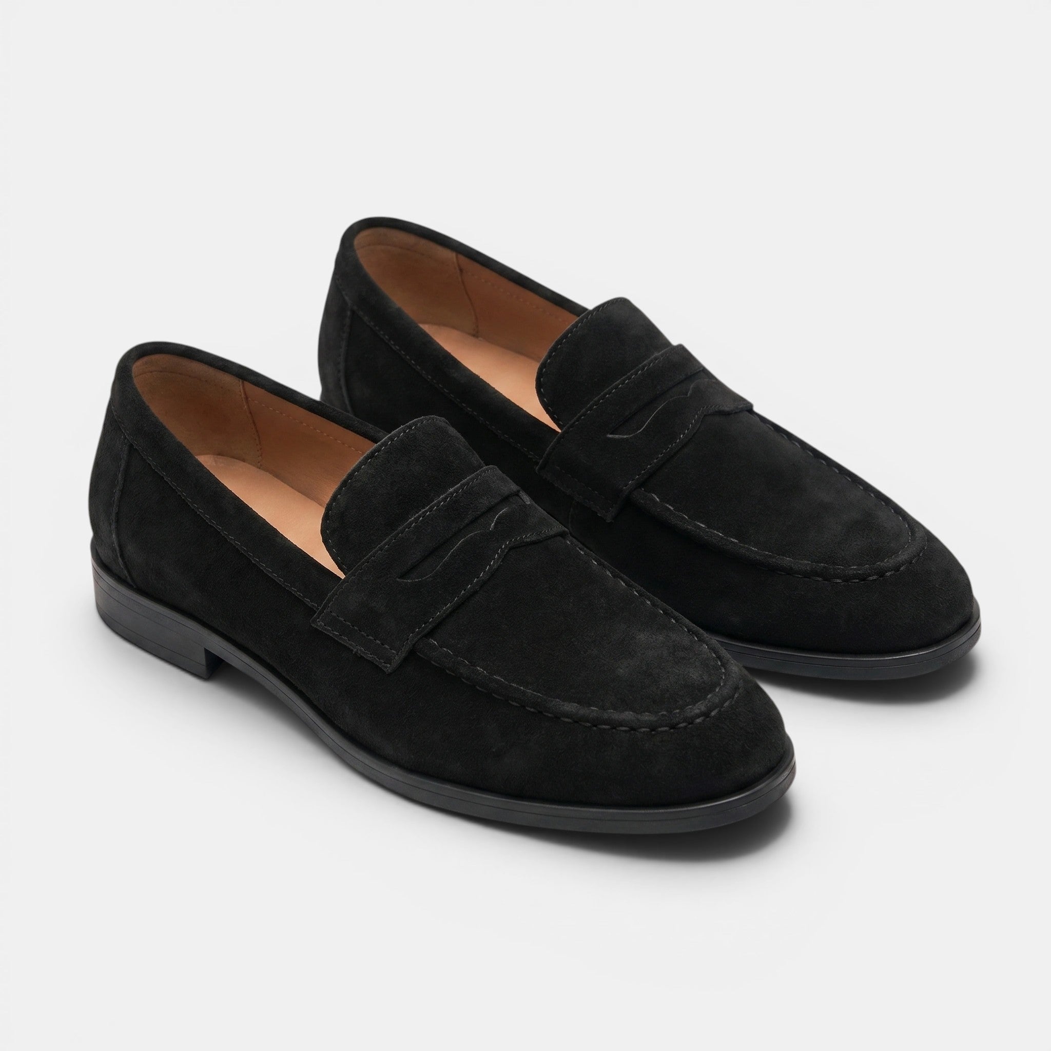 Men's Suede Penny Loafers Classic Slip-On Dress Shoes SnugBubs Australia