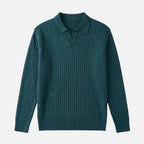 Men’s Riviera Ribbed Knit Polo SnugBubs Australia