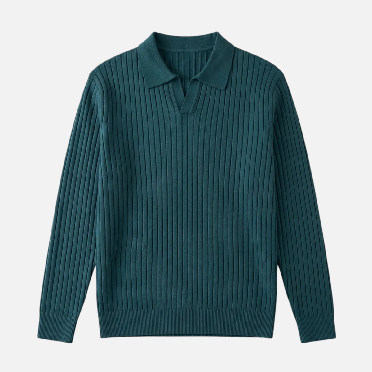 Men’s Riviera Ribbed Knit Polo SnugBubs Australia