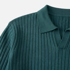 Men’s Riviera Ribbed Knit Polo SnugBubs Australia