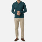 Men’s Riviera Ribbed Knit Polo SnugBubs Australia