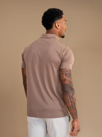 Men's Slim Fit Stretch Polo Shirt with Reinforced Collar and Modern Design