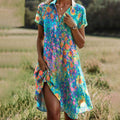 Boho Chic Summer Dress for Women - Lightweight and Flowing Style