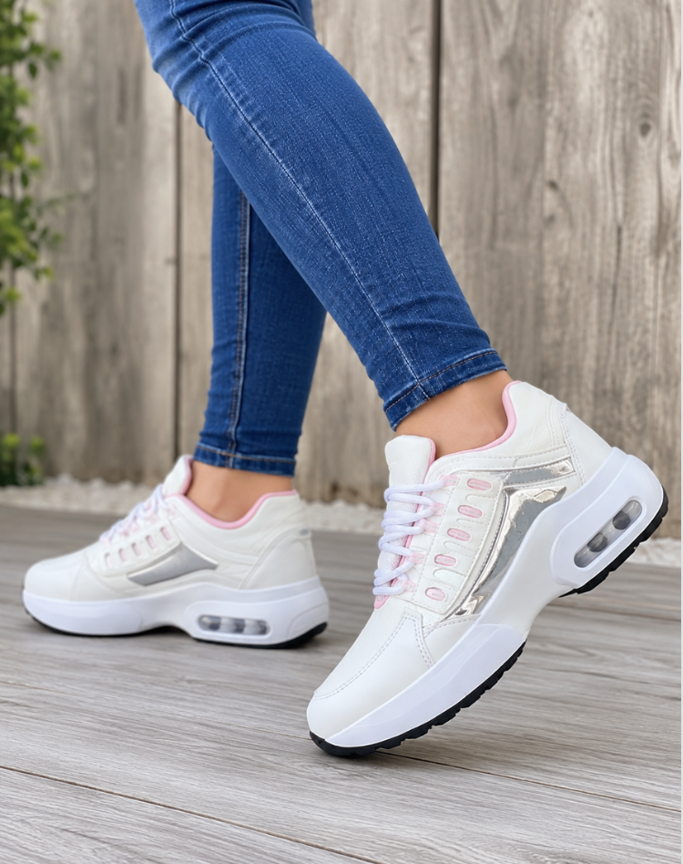 Air Cushion Orthopedic Sneakers for Women with Shock Absorption and Non-Slip Sole