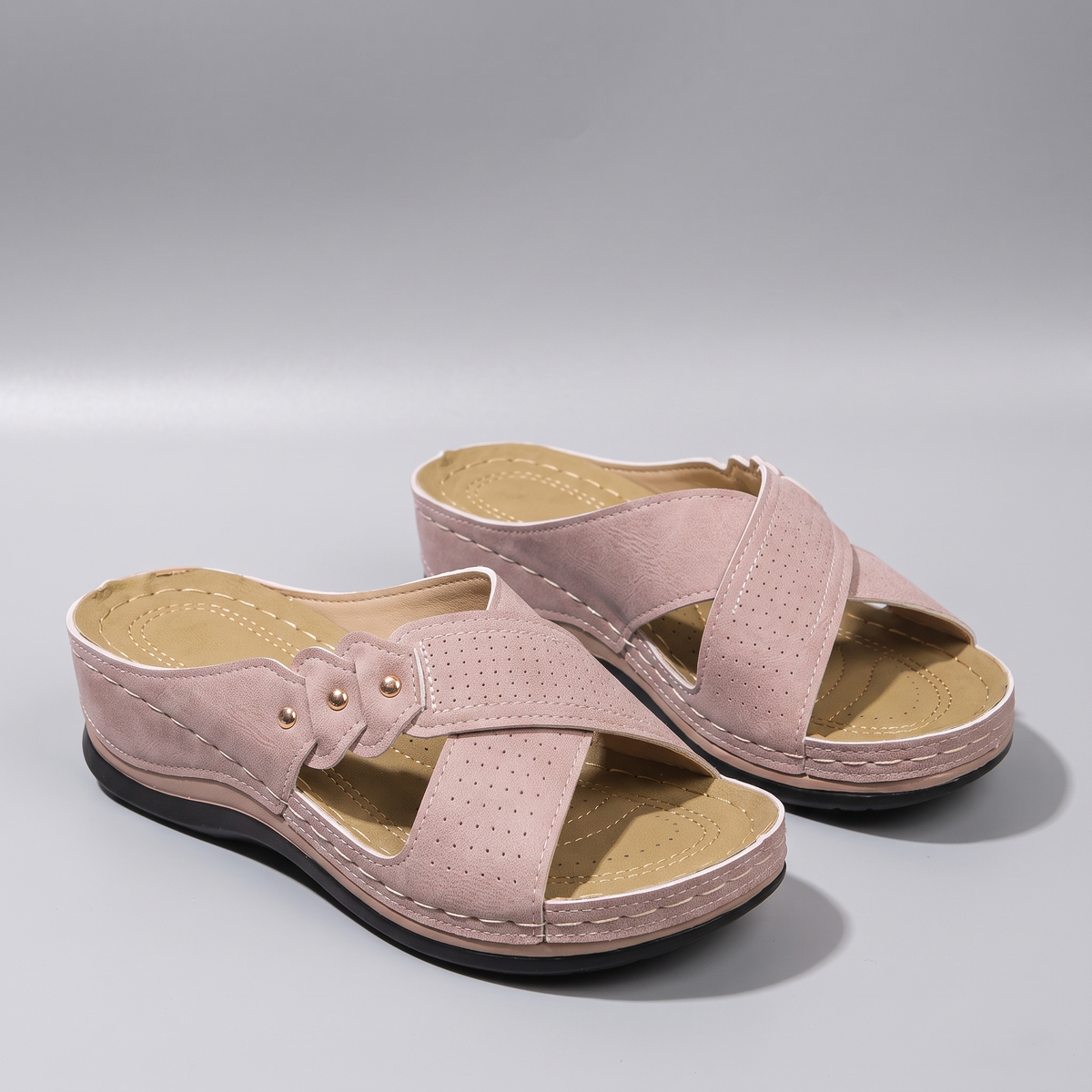 Comfortable Supportive Wedge Sandals for All-Day Style