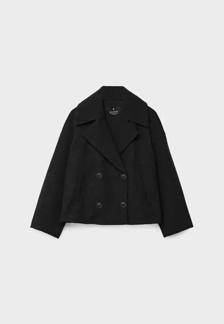 Tailored Short Jacket with Minimalist Design