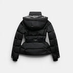 Women’s Belted Puffer Jacket Water Resistant Winter Coat SnugBubs Australia