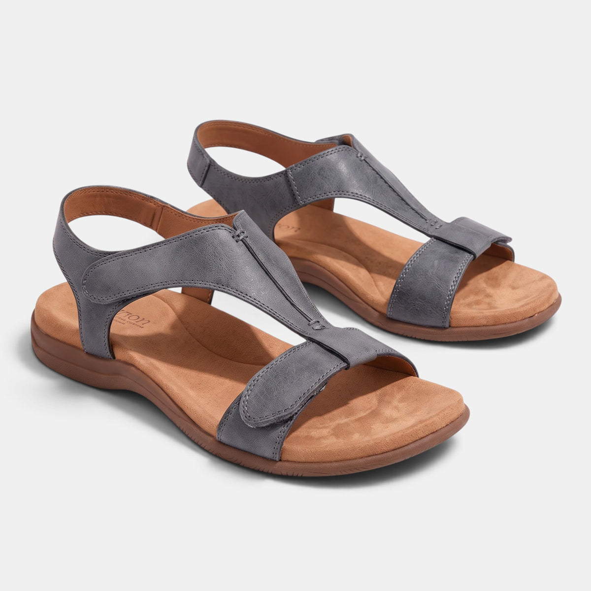 Women's Adjustable Strap Sandals with Open Toe and T-Bar Design