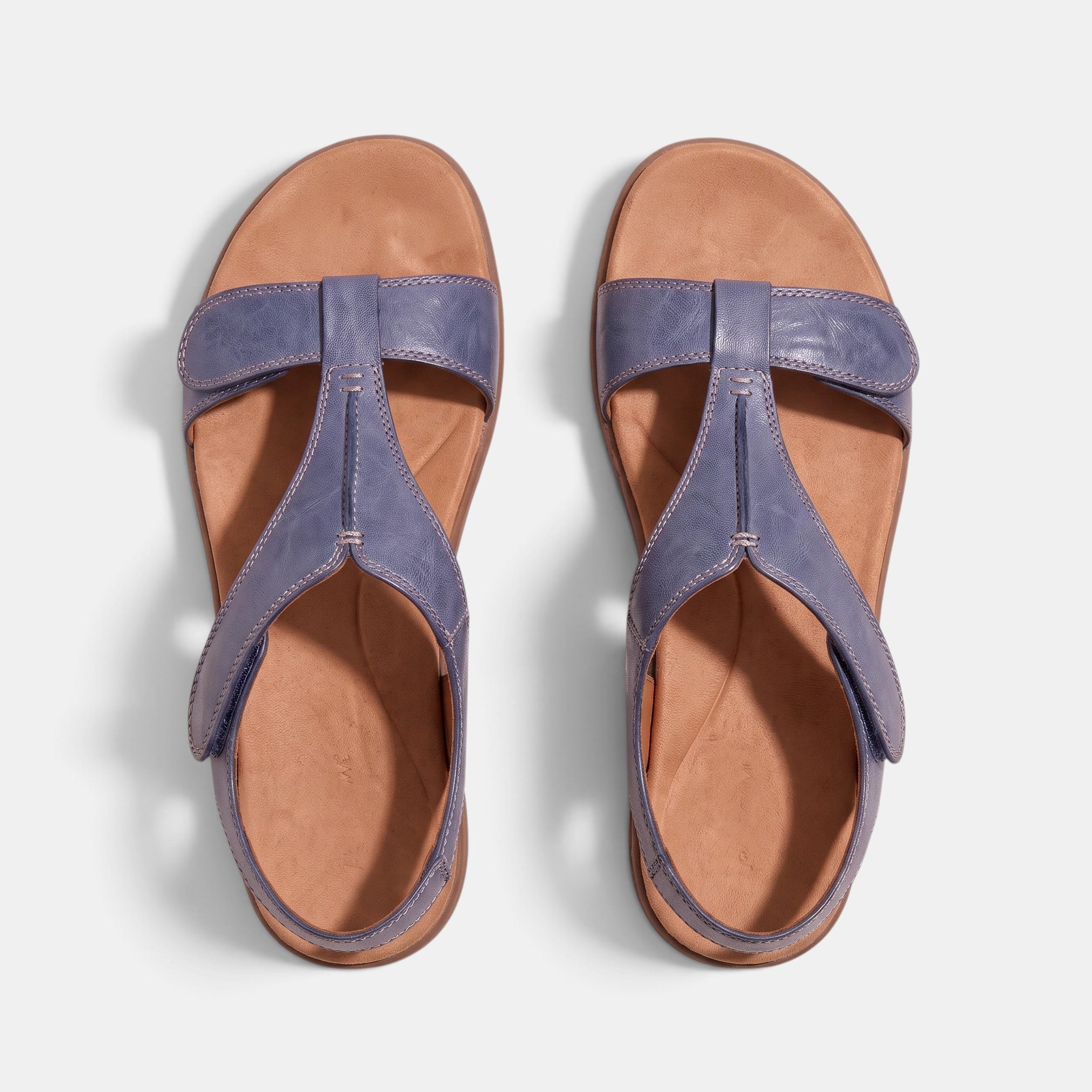 Women's Adjustable Strap Sandals with Open Toe and T-Bar Design