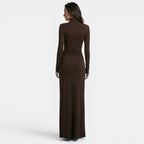 Women's Bodycon Maxi Dress Ruched Waist Formal Dress SnugBubs Australia
