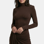 Women's Bodycon Maxi Dress Ruched Waist Formal Dress SnugBubs Australia