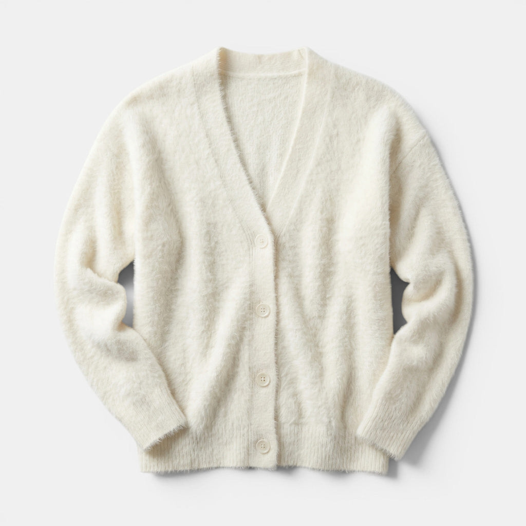 Women's Button Front Cardigan Relaxed Fit Comfortable Sweater SnugBubs Australia