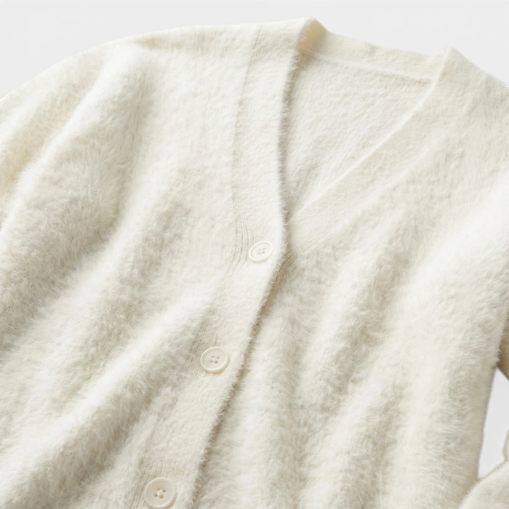 Women's Button Front Cardigan Relaxed Fit Comfortable Sweater SnugBubs Australia