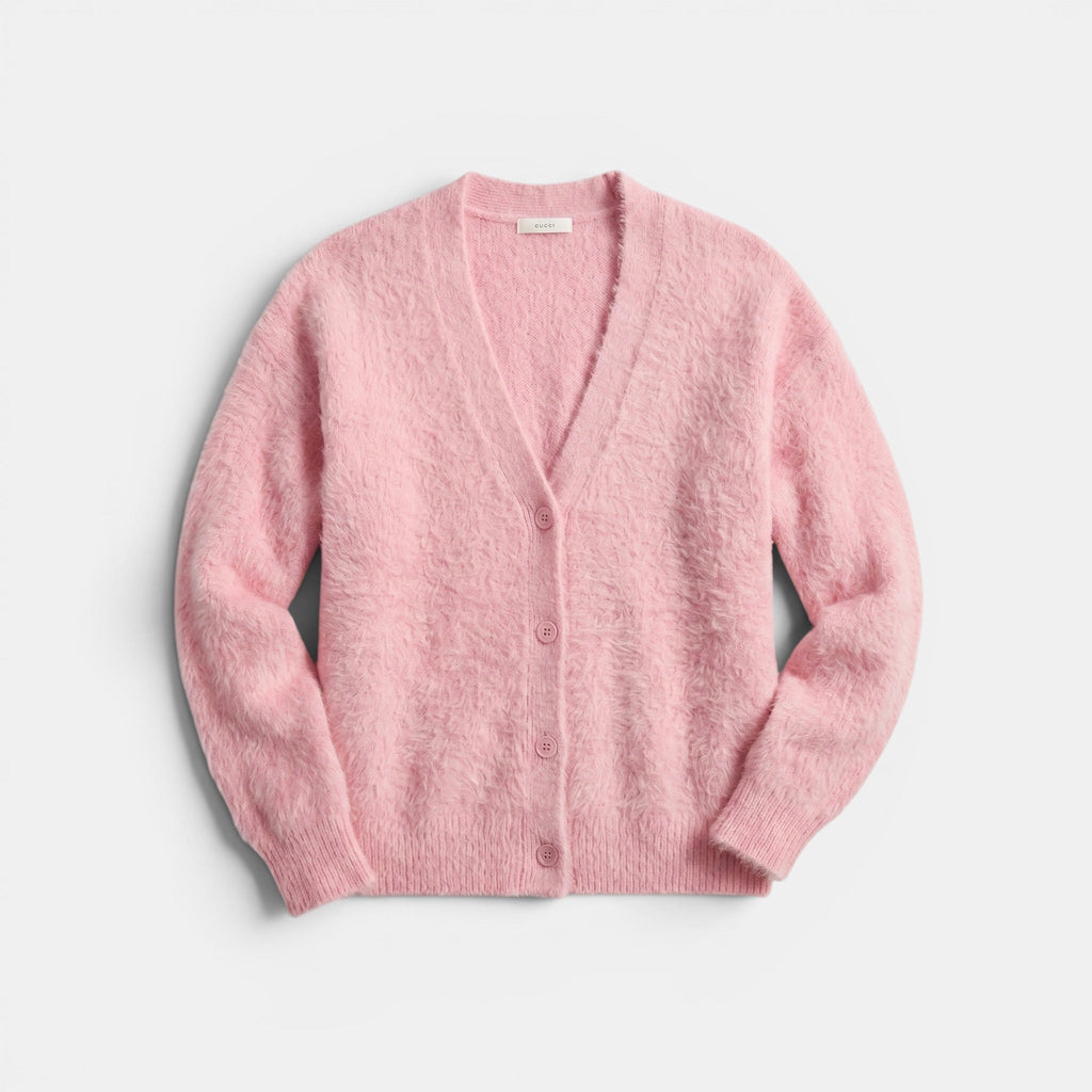 Women's Button Front Cardigan Relaxed Fit Comfortable Sweater SnugBubs Australia