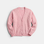 Women's Button Front Cardigan Relaxed Fit Comfortable Sweater SnugBubs Australia