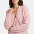 Women's Button Front Cardigan Relaxed Fit Comfortable Sweater SnugBubs Australia