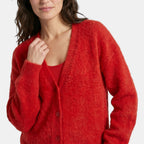 Women's Button Front Cardigan Relaxed Fit Comfortable Sweater SnugBubs Australia