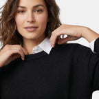 Women's Crew Neck Sweater Lightweight Knit Top SnugBubs Australia