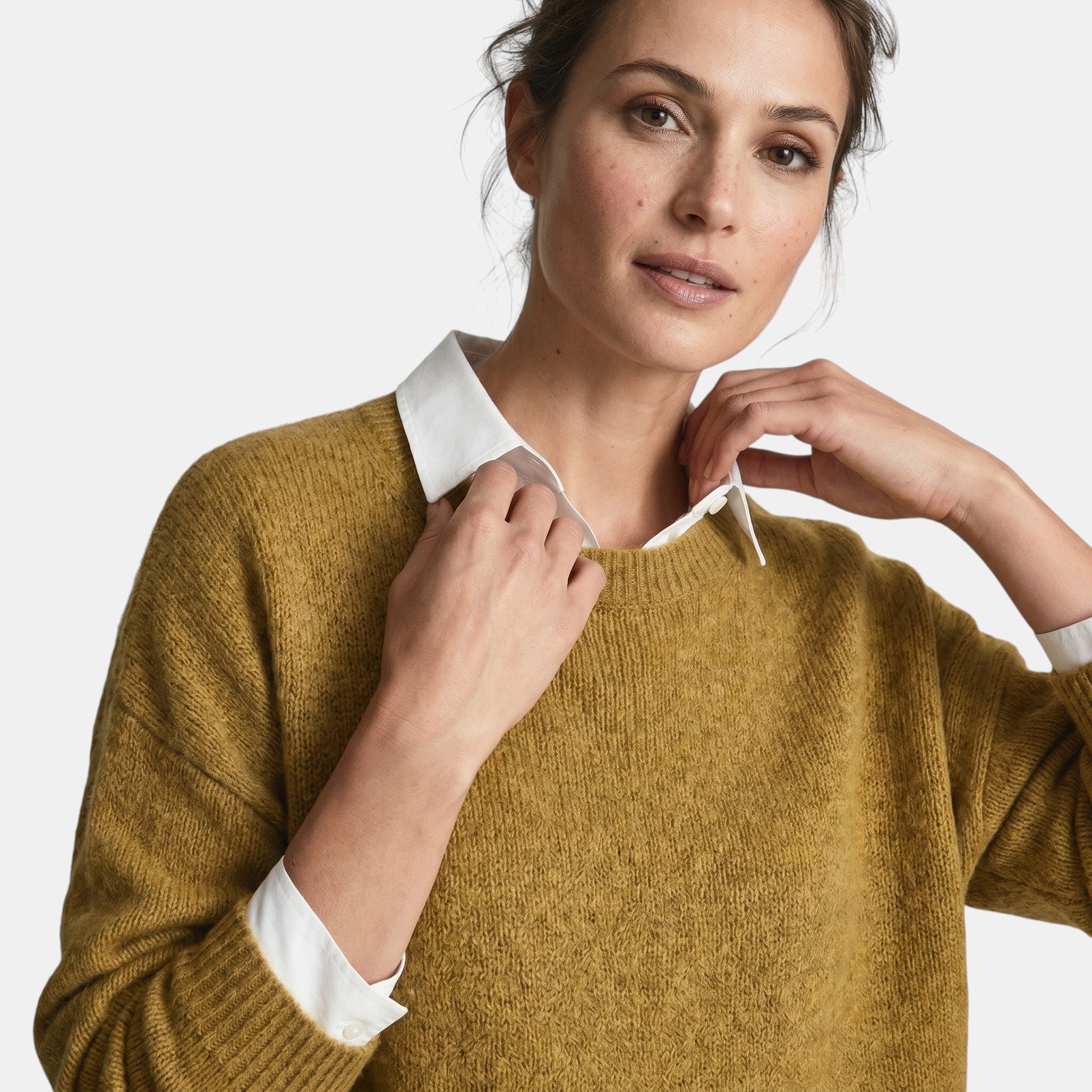 Women's Crew Neck Sweater Lightweight Knit Top SnugBubs Australia