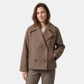 Women's Double Breasted Short Jacket Elegant Tailored Coat SnugBubs Australia