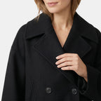 Women's Double Breasted Short Jacket Elegant Tailored Coat SnugBubs Australia