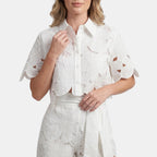 Women's Floral Cut Out Two Piece Set Elegant Summer Outfit SnugBubs Australia