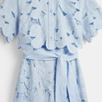 Women's Floral Cut Out Two Piece Set Elegant Summer Outfit SnugBubs Australia