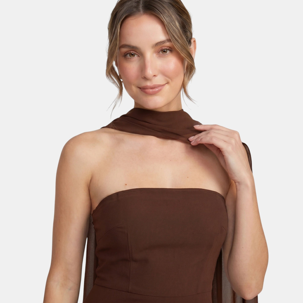Women's High Neck Strapless Maxi Dress SnugBubs Australia