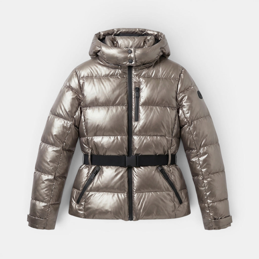 Women's Hooded Puffer Jacket Warm Waterproof Ski Coat SnugBubs Australia