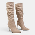 Women's Knee High Boots with Pull-On Design and Heel SnugBubs Australia