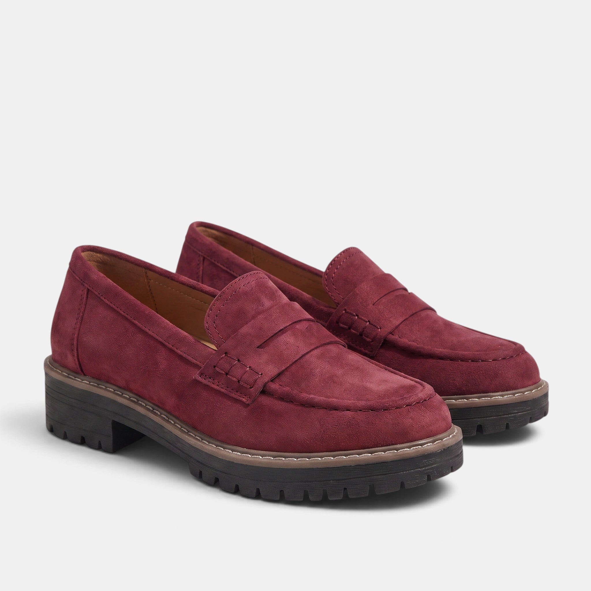 Women's Loafers with Buckle Detail and Chunky Sole