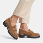 Women's Loafers with Buckle Detail and Chunky Sole