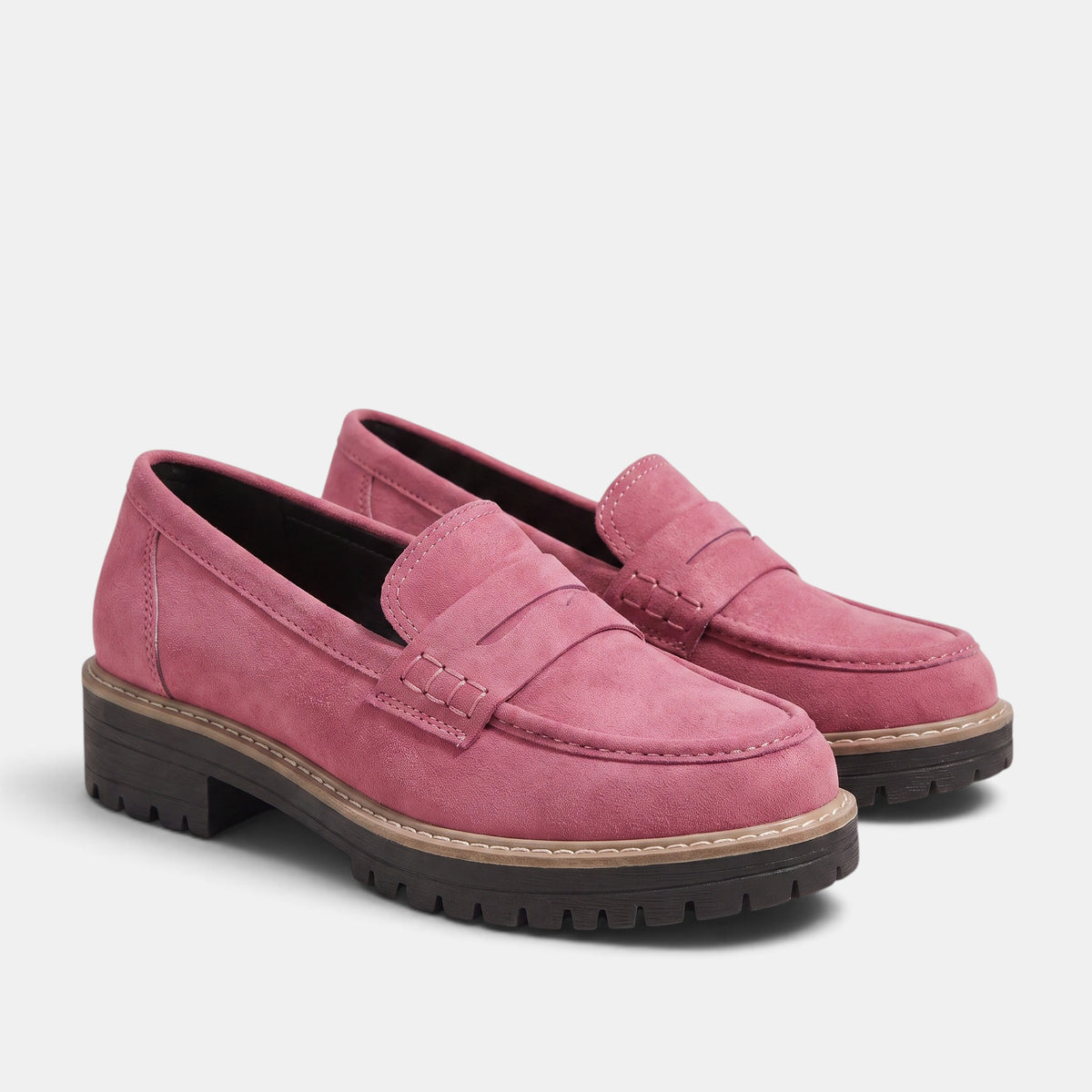 Women's Loafers with Buckle Detail and Chunky Sole