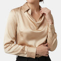 Women's Long Sleeve Floral Blouse Elegant Casual Shirt SnugBubs Australia