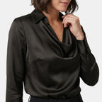 Women's Long Sleeve Floral Blouse Elegant Casual Shirt SnugBubs Australia