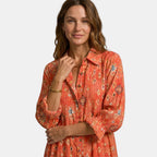 Women's Long Sleeve Printed Maxi Dress SnugBubs Australia